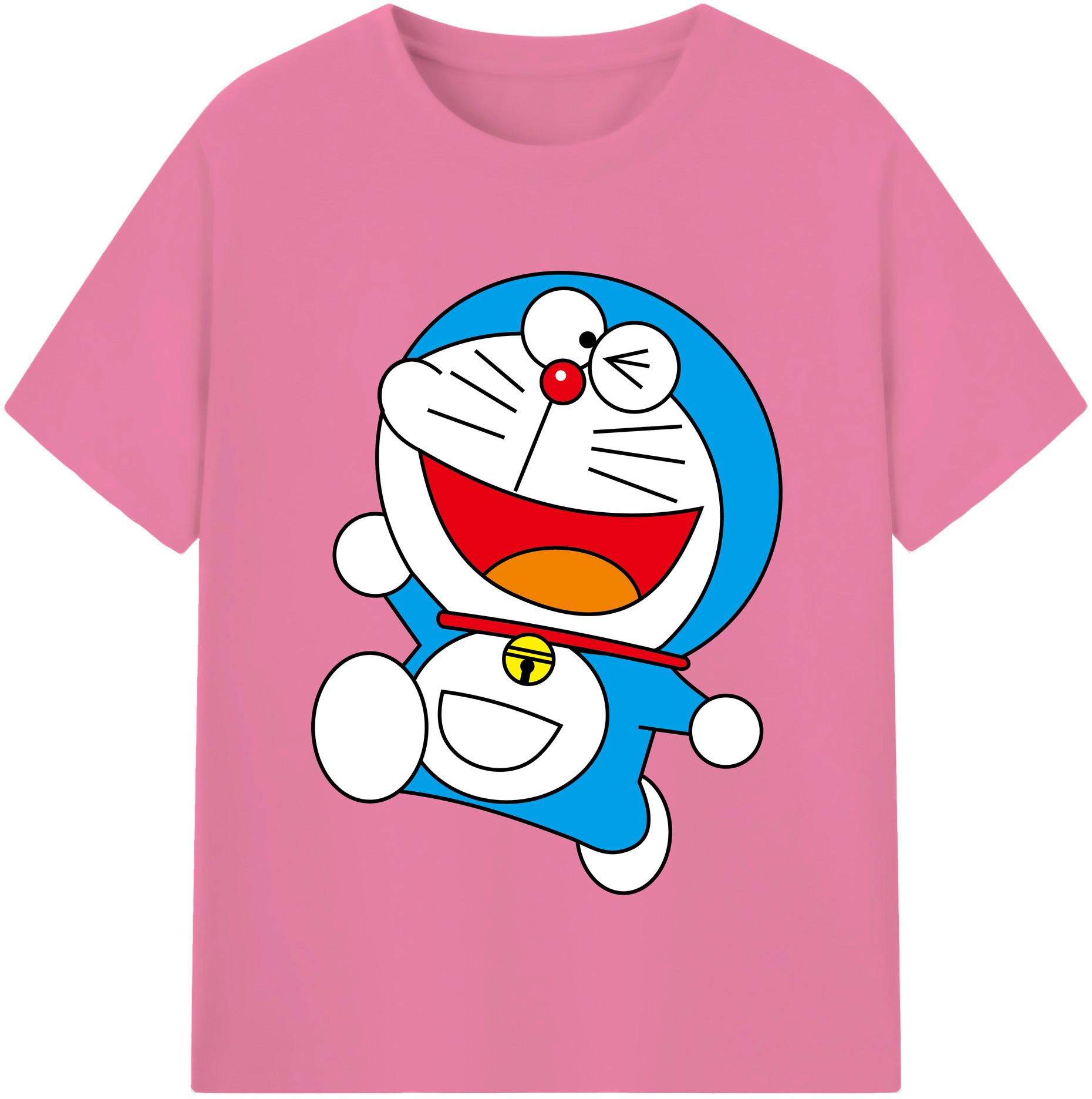 （画像用） ドラえもん Doraemon 綿100％半袖Tシャツ（フロントプリント）